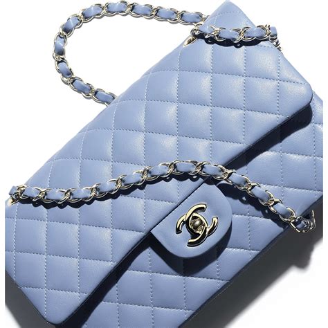 blue Chanel handbags